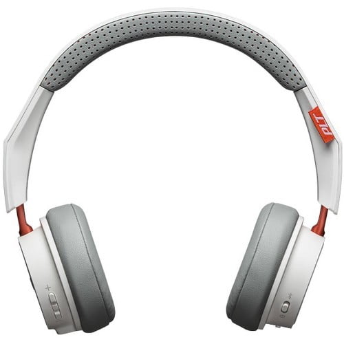 Plantronics Backbeat 500 Series Bluetooth Wireless Headphones - White/Orange