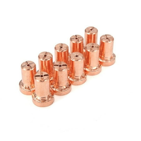 10pcs Extended Long Tip Electrode & Plasma Cutter Nozzles For PT31 LG40 40A