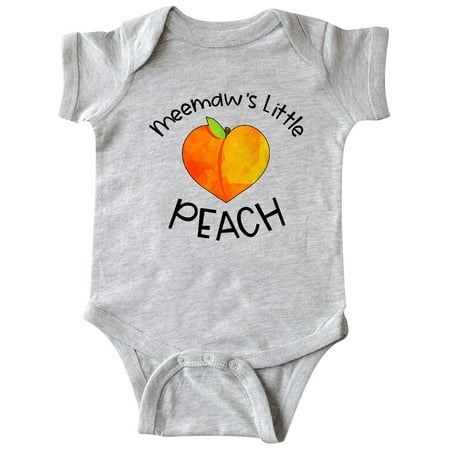 Inktastic Meemaw s Little Peach Cute Peach Heart Gift Baby Boy or Baby Girl Bodysuit
Inktastic Meemaw s Little Peach Cute Peach Heart Gift Baby Boy or Baby Girl Bodysuit