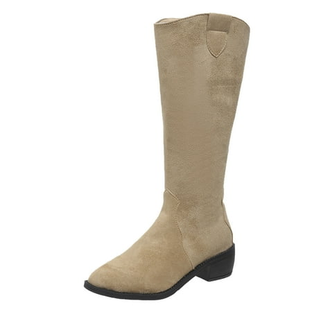 Women Walking Shoes Fashion Women Flock Solid Color Autumn Thick Sole Square Heels Zipper Mid Booties Round Toe Shoes Mid-Calf Boots for Women Flock Khaki
Women Walking Shoes Fashion Women Flock Solid Color Autumn Thick Sole Square Heels Zipper Mid Booties Round Toe Shoes Mid-Calf Boots for Women Flock Khaki
