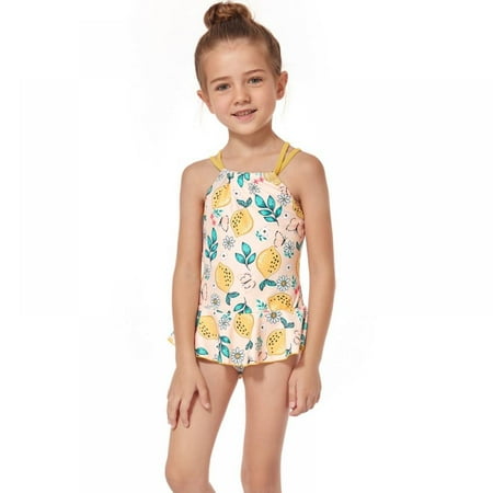 BULLPIANO Kids Girls Beach Sport Halter One Piece Swimsuit Ruffle Hem Shoulder Strap Cross Swimsuit 4-14 Years
BULLPIANO Kids Girls Beach Sport Halter One Piece Swimsuit Ruffle Hem Shoulder Strap Cross Swimsuit 4-14 Years