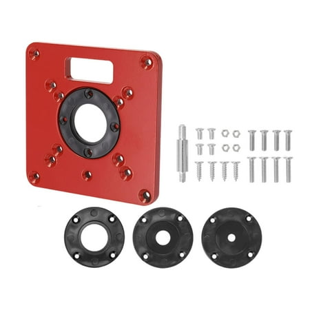 Multi-Functional Router Table Insert Plate with 4 Rings Machine Plate Woodworking Benches Trimming Machine for DIY
Multi-Functional Router Table Insert Plate with 4 Rings Machine Plate Woodworking Benches Trimming Machine for DIY