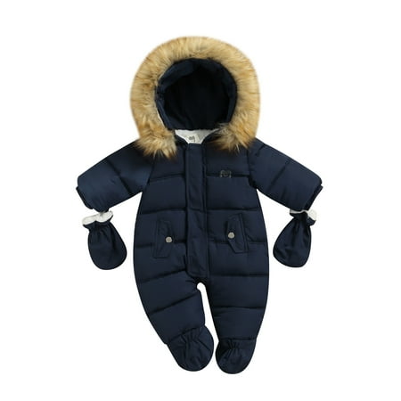 Infant Baby Boys Girls Winter One Piece Footed Snowsuit Fur Trim Hooded Zipper Jumpsuit Coat Thick Warm Down Rompers Outerwear
Infant Baby Boys Girls Winter One Piece Footed Snowsuit Fur Trim Hooded Zipper Jumpsuit Coat Thick Warm Down Rompers Outerwear