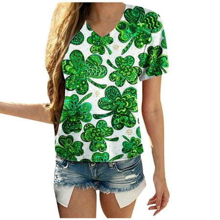 Yyeselk Women s Scrubs Tops St. Patrick s Day Print Workwear Nursing Shirts V-Neck Short Sleeve TShirt Nurse Working Uniform with 2 Pockets Blouses Pullover Shirts T-Shirts Tee Shirt Green#04 L
Yyeselk Women s Scrubs Tops St. Patrick s Day Print Workwear Nursing Shirts V-Neck Short Sleeve TShirt Nurse Working Uniform with 2 Pockets Blouses Pullover Shirts T-Shirts Tee Shirt Green#04 L