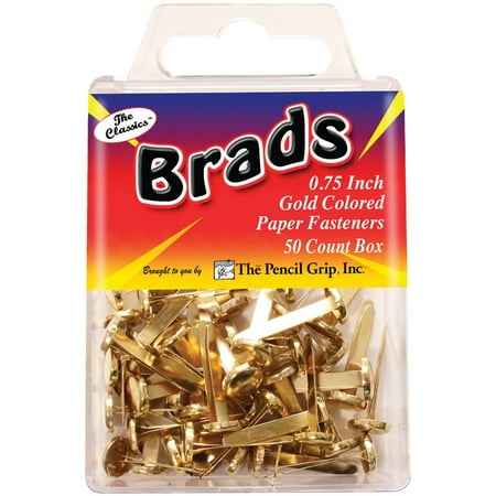 PENCIL GRIP TPG-372 GOLD -BRADS .75 50/PKG