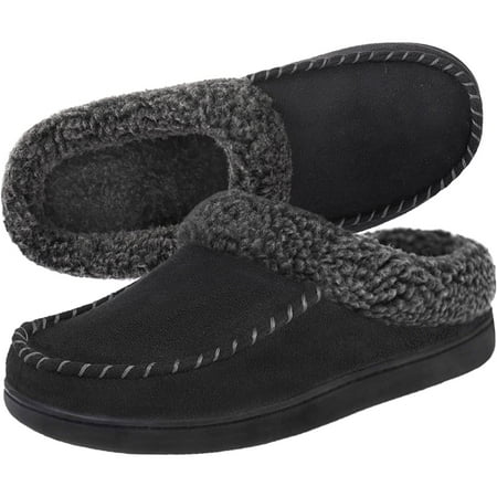 RockDove Men s Moccasin Slippers with Memory Foam Insole Slip on House Slippers Warm Faux Sherpa Lining House Shoes Clog with Nonslip Rubber Sole for Indoor & Outdoor
RockDove Men s Moccasin Slippers with Memory Foam Insole Slip on House Slippers Warm Faux Sherpa Lining House Shoes Clog with Nonslip Rubber Sole for Indoor & Outdoor