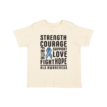 Inktastic ALS Awareness Strength Courage Support Gift Toddler Boy or Toddler Girl T-Shirt
Inktastic ALS Awareness Strength Courage Support Gift Toddler Boy or Toddler Girl T-Shirt