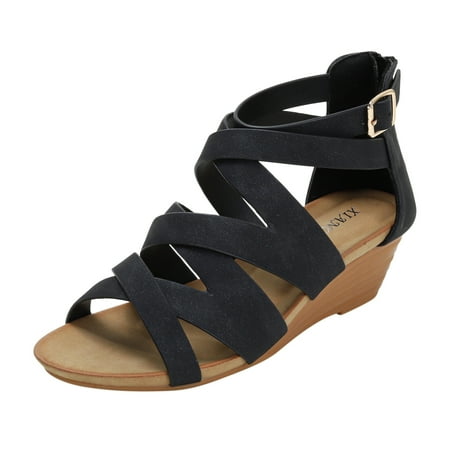 ZHAGHMIN Shower Shoes Men Fashion Spring And Summer Women Sandals Wedge Heel And Open Toe Hollow Breathable And Comfortable Roman Style Knot Sandals For Women Wide Width Sandals For Women Plus Size
ZHAGHMIN Shower Shoes Men Fashion Spring And Summer Women Sandals Wedge Heel And Open Toe Hollow Breathable And Comfortable Roman Style Knot Sandals For Women Wide Width Sandals For Women Plus Size