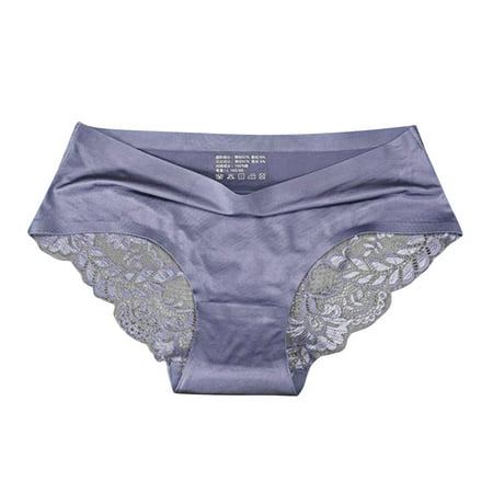 ZMHEGW 6 Packs Womens Underwear Tummy Control Breathable Ice Silk Texture Seamless Brief Briefs Mid Waist Lace Ladies Panties
ZMHEGW 6 Packs Womens Underwear Tummy Control Breathable Ice Silk Texture Seamless Brief Briefs Mid Waist Lace Ladies Panties