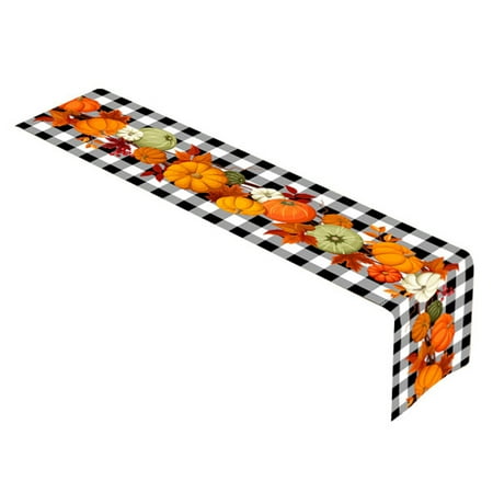 Mightlink Table Runner Exquisite Pattern Non-Fading Wear Resistant Bright Color Multipurpose Decorative Cotton Linen Halloween Maple Leaf Pumpkin Printed Table Runner for Dining Room
Mightlink Table Runner Exquisite Pattern Non-Fading Wear Resistant Bright Color Multipurpose Decorative Cotton Linen Halloween Maple Leaf Pumpkin Printed Table Runner for Dining Room
