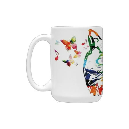 Animal Rainbow Colored Abstract Wild Birds Owl with Music Notes and Butterflies Image Art Multicolor Ceramic Mug (15 OZ) (Made In USA)
Animal Rainbow Colored Abstract Wild Birds Owl with Music Notes and Butterflies Image Art Multicolor Ceramic Mug (15 OZ) (Made In USA)