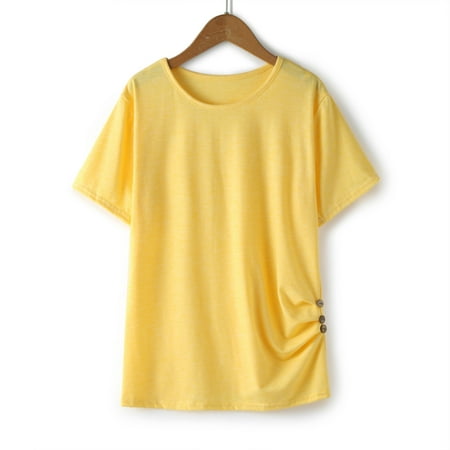 kpoplk Tshirts For Toddler Knot Tunic Shirts T Short Blouse Tops Tee Sleeve Years Clothes For 413 Little Button Tshirt Kids(Yellow)
kpoplk Tshirts For Toddler Knot Tunic Shirts T Short Blouse Tops Tee Sleeve Years Clothes For 413 Little Button Tshirt Kids(Yellow)