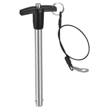 1Pack T Handle Locking Pins Push-Button Quick Release Pin with Lanyard (12mm-110mm)
1Pack T Handle Locking Pins Push-Button Quick Release Pin with Lanyard (12mm-110mm)