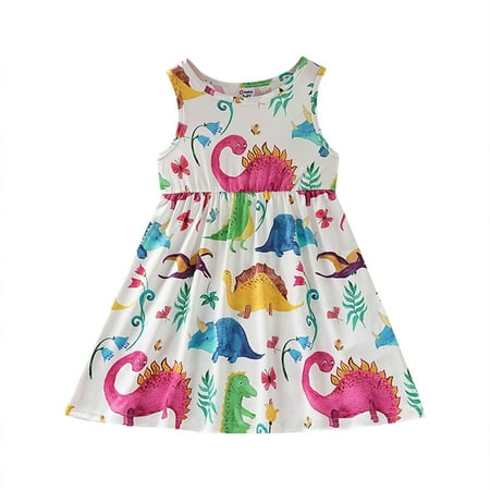 Wiueurtly Girls Toddler Kids Crew Neck Summer Sleeveless Sundress Casual Beach Floral Prints Party Dress Casual Dresses for Baby
Wiueurtly Girls Toddler Kids Crew Neck Summer Sleeveless Sundress Casual Beach Floral Prints Party Dress Casual Dresses for Baby