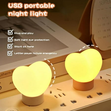 USB Plug Lamp LED Night Light Eye Protection Bedroom Decoration Children s Gift Light Bedroom Lighting Cute Heart Shape Lamp
USB Plug Lamp LED Night Light Eye Protection Bedroom Decoration Children s Gift Light Bedroom Lighting Cute Heart Shape Lamp