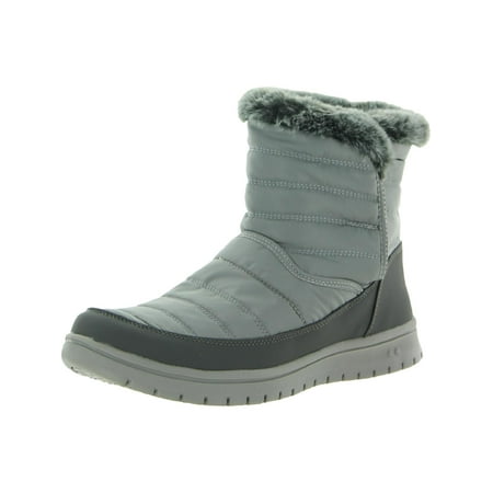 Ryka Womens Suzy Nylon Ankle Shearling Boots