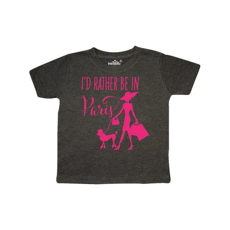 Inktastic I d Rather Be in Paris- shopping and travel in pink Gift Toddler Toddler Girl T-Shirt
Inktastic I d Rather Be in Paris- shopping and travel in pink Gift Toddler Toddler Girl T-Shirt
