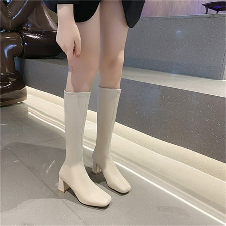 Fashion Autumn And Winter Women Knee High Boots Thick Heel Middle Heel Square Toe Solid Color Back Zipper Comfortable And Casual
Fashion Autumn And Winter Women Knee High Boots Thick Heel Middle Heel Square Toe Solid Color Back Zipper Comfortable And Casual
