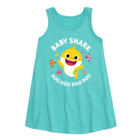Baby Shark Doo Doo Doo Doo - Toddler and Youth Girls A-line Dress