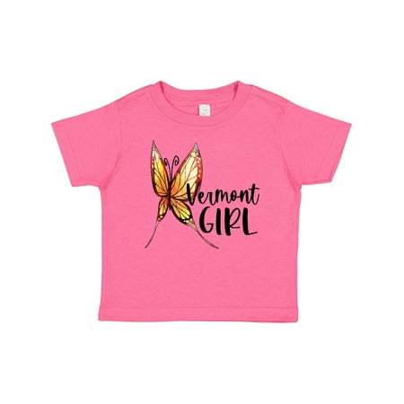 Inktastic Vermont Girl- Butterfly Gift Baby Girl T-Shirt