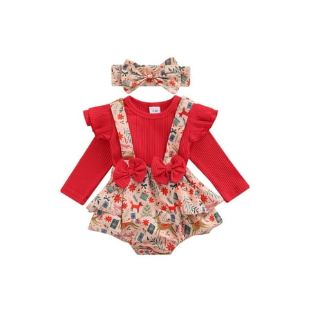 Newborn Baby Girl Valentine s Day Bodysuit Long Sleeve Patchwork Heart Print Jumpsuit Headband 2Pcs Red 0-18 Months
Newborn Baby Girl Valentine s Day Bodysuit Long Sleeve Patchwork Heart Print Jumpsuit Headband 2Pcs Red 0-18 Months