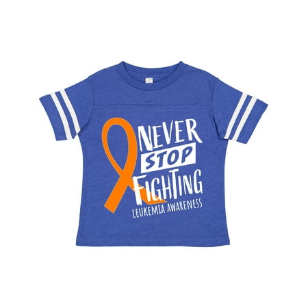 Inktastic Never Stop Fighting Leukemia Awareness Orange Ribbon Gift Toddler Boy or Toddler Girl T-Shirt
Inktastic Never Stop Fighting Leukemia Awareness Orange Ribbon Gift Toddler Boy or Toddler Girl T-Shirt