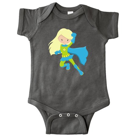 Inktastic Superhero Girl Blonde Hair Blue Cape Blue Boots Gift Baby Girl Bodysuit
Inktastic Superhero Girl Blonde Hair Blue Cape Blue Boots Gift Baby Girl Bodysuit