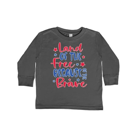 Inktastic Memorial Day Land of The Free Because of The Brave Gift Toddler Boy or Toddler Girl Long Sleeve T-Shirt
Inktastic Memorial Day Land of The Free Because of The Brave Gift Toddler Boy or Toddler Girl Long Sleeve T-Shirt