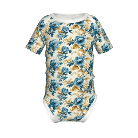 Yiaed Vintage Blue Flowers Print Infant Climbing Short Sleeve Onesie One-Piece Baby Bodysuit Clothes 0-12 Months -12 Months
Yiaed Vintage Blue Flowers Print Infant Climbing Short Sleeve Onesie One-Piece Baby Bodysuit Clothes 0-12 Months -12 Months