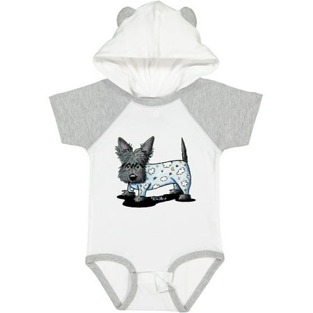 Inktastic Scottie in PJs Gift Baby Boy or Baby Girl Bodysuit