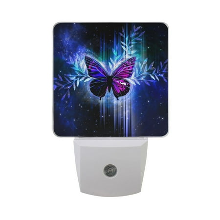 Butterfly Pattern Night Light LED Dusk to Dawn Night Lamp Auto Sensor Plug-in Nightlight for Bedroom Hallway Kitchen Set of 2
Butterfly Pattern Night Light LED Dusk to Dawn Night Lamp Auto Sensor Plug-in Nightlight for Bedroom Hallway Kitchen Set of 2