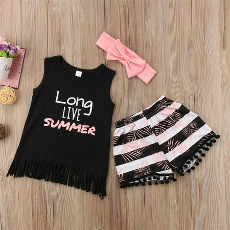 Pudcoco 2Pcs Summer Children Clothes Kids Baby Girls Tassel Tops Letter Sleeveless Tops Printed Shorts Bowknot Headwear Outfits
Pudcoco 2Pcs Summer Children Clothes Kids Baby Girls Tassel Tops Letter Sleeveless Tops Printed Shorts Bowknot Headwear Outfits