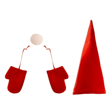 Dengmore Christmas Tree Top Hat Decoration Hat Nose Glove Set Christmas Tree Decoration Suitable for Christmas Party Decoration(red)
Dengmore Christmas Tree Top Hat Decoration Hat Nose Glove Set Christmas Tree Decoration Suitable for Christmas Party Decoration(red)