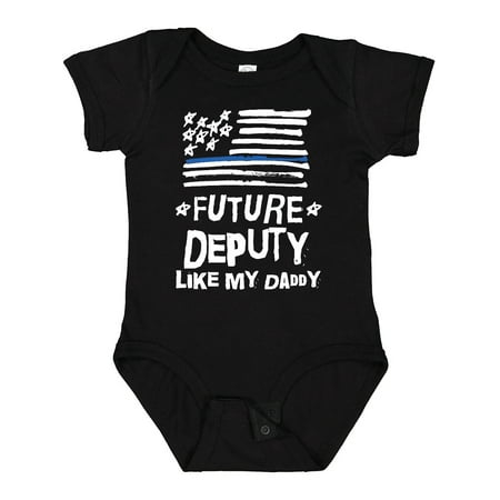 Inktastic Deputy Sheriff Gift Childs Law Enforcement Gift Baby Boy or Baby Girl Bodysuit
