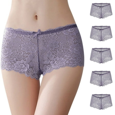 〖TOTO〗Women Panties 5Pcs Women Ladies Ultra Soft Seamless Bikini Assorted Boxer Brief Lace Panties Underwear
〖TOTO〗Women Panties 5Pcs Women Ladies Ultra Soft Seamless Bikini Assorted Boxer Brief Lace Panties Underwear