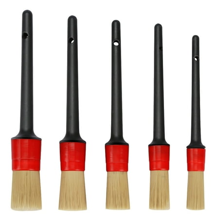 5PCS/Set Car Air Vent Cleaning Brush Round Plastic Handle Vehicle Washing Brush Detail Gap Brush Tool for Car (Black Red)
5PCS/Set Car Air Vent Cleaning Brush Round Plastic Handle Vehicle Washing Brush Detail Gap Brush Tool for Car (Black Red)