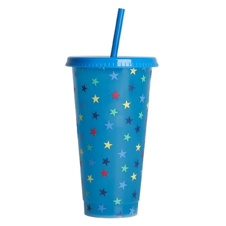 Mightlink 700-800ml Straw Cup Discoloration on Cold with Lid Single-layer Magical Color Changing Water Mug for Home
Mightlink 700-800ml Straw Cup Discoloration on Cold with Lid Single-layer Magical Color Changing Water Mug for Home