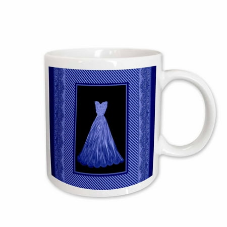 3dRose Royal blue gown with coordinating striped and damask frame Ceramic Mug 15-ounce
3dRose Royal blue gown with coordinating striped and damask frame Ceramic Mug 15-ounce