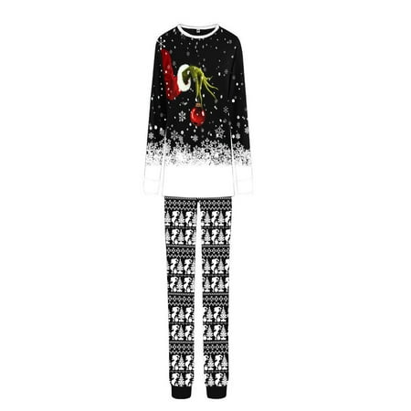 Family Matching Christmas Pajamas Set Snowflake Green Fur Monster Print Tops and Pants Xmas Pjs
Family Matching Christmas Pajamas Set Snowflake Green Fur Monster Print Tops and Pants Xmas Pjs