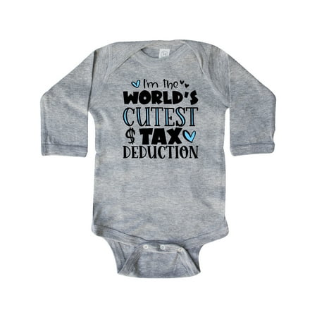 Inktastic I m the World s Cutest Tax Deduction Blue Hearts Gift Baby Boy or Baby Girl Long Sleeve Bodysuit
Inktastic I m the World s Cutest Tax Deduction Blue Hearts Gift Baby Boy or Baby Girl Long Sleeve Bodysuit