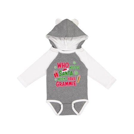 Inktastic Who Needs Santa When I Have Grammie Gift Baby Boy or Baby Girl Long Sleeve Bodysuit
Inktastic Who Needs Santa When I Have Grammie Gift Baby Boy or Baby Girl Long Sleeve Bodysuit