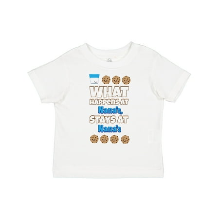 Inktastic What Happens at Nana s Gift Toddler Boy or Toddler Girl T-Shirt