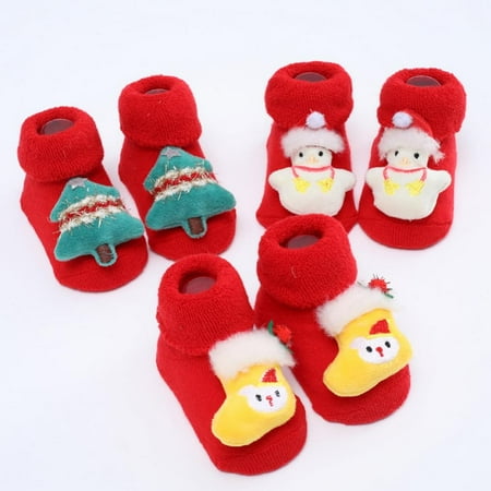 SYNPOS Warm Baby Christmas Socks Floor Sock Cartoon 0-1Y Cotton Anti-slip Baby Girl Boy
SYNPOS Warm Baby Christmas Socks Floor Sock Cartoon 0-1Y Cotton Anti-slip Baby Girl Boy