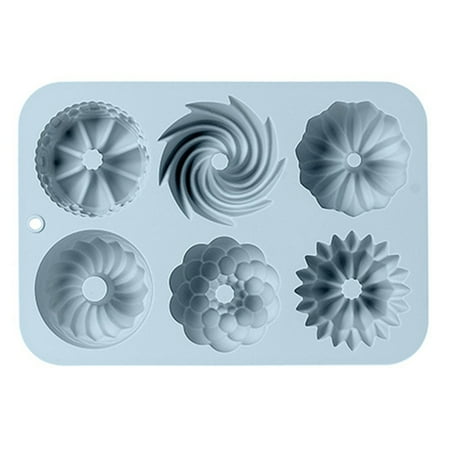 DISHAN 6-Hole Non-Stick Baking Mold: Reusable Food Grade Fondant Cake and Chocolate Dessert DIY Silicone Mould
DISHAN 6-Hole Non-Stick Baking Mold: Reusable Food Grade Fondant Cake and Chocolate Dessert DIY Silicone Mould