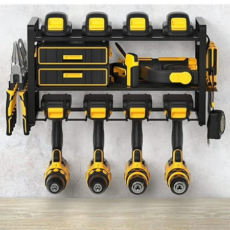 Power Tool Organizer Drill Holder Wall Mounted Garage Tool Organizer and Storage Metal Drill Storage Rack 3-Tier Power Tool Organizer Heavy Duty Utility Storage Rack for Drill
Power Tool Organizer Drill Holder Wall Mounted Garage Tool Organizer and Storage Metal Drill Storage Rack 3-Tier Power Tool Organizer Heavy Duty Utility Storage Rack for Drill