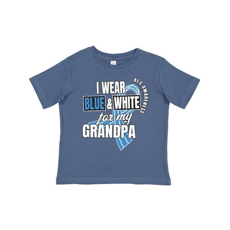 Inktastic I Wear Blue and White for My Grandpa ALS Awareness Gift Toddler Boy or Toddler Girl T-Shirt
Inktastic I Wear Blue and White for My Grandpa ALS Awareness Gift Toddler Boy or Toddler Girl T-Shirt