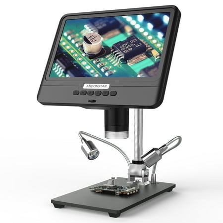 Andonstar AD208S 8.5 Inch LCD Display Screen 5X-1200X Digital Microscope 1280 * 800 Adjustable 1080P Scope Soldering Tool
Andonstar AD208S 8.5 Inch LCD Display Screen 5X-1200X Digital Microscope 1280 * 800 Adjustable 1080P Scope Soldering Tool