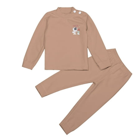 Girls Pajamas Long Sleeve Cartoon Print Crewneck Pullover Tops Long Pants Set Warm Homewear Clothes Boys Sleepwear Coffee 160(12 Years-13 Years)
Girls Pajamas Long Sleeve Cartoon Print Crewneck Pullover Tops Long Pants Set Warm Homewear Clothes Boys Sleepwear Coffee 160(12 Years-13 Years)