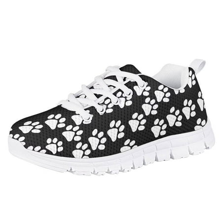 Pzuqiu Girl/Boy Sneakers Black and White Dog Paws Print Breathable Air Mesh Kids Shoes Ultralight Running Shoes Size 11
Pzuqiu Girl/Boy Sneakers Black and White Dog Paws Print Breathable Air Mesh Kids Shoes Ultralight Running Shoes Size 11