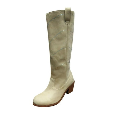 Boots for Women Clearance Deals! Verugu Low Heel Comfort Winter Boots Women s Knee-High Boots Ladies Boots Winter Warm Boots Rhinestone Plus Size Women s Boots Women s Shoes White 41
Boots for Women Clearance Deals! Verugu Low Heel Comfort Winter Boots Women s Knee-High Boots Ladies Boots Winter Warm Boots Rhinestone Plus Size Women s Boots Women s Shoes White 41